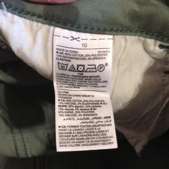 Old Navy rockstar super skinny jeans camo size 10 new with tags - Picture 11 of 11